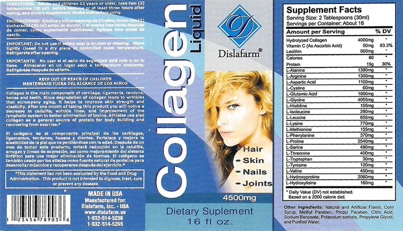 Dislafarm's First Branded Product, Collagen Liquid